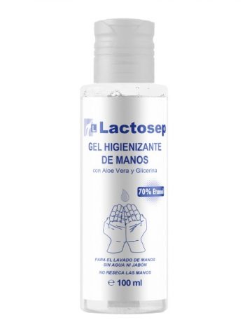 Lactosep Gel Hidroalcohólico Higienizante de Manos con Aloe Vera y Glicerina